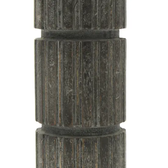 Decorative Wooden Centerpiece Candle Holder {4}