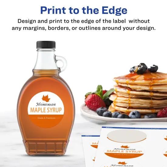 Avery Round Labels with Sure Feed, 3" Diameter {5}