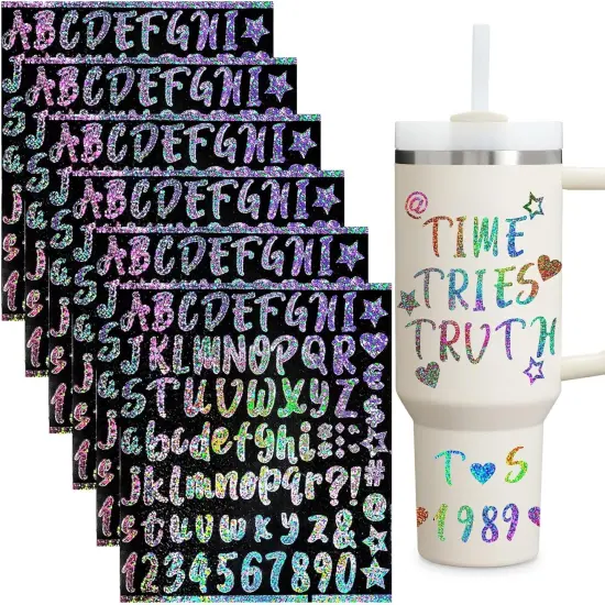 Vinyl Letter Stickers for Stanley Cups Waterproof {1}
