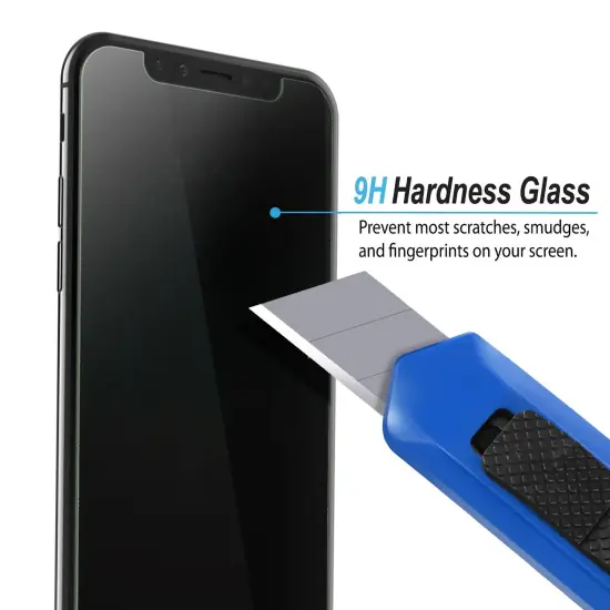 Insten Anti-Spy Tempered Glass Privacy Black Screen Guard Film Full Coverage Edge to Edge Curved 9H for iPhone 11 Pro XS X {3}