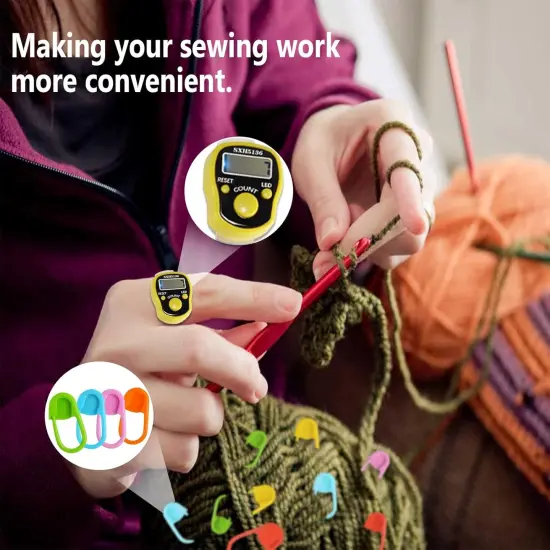 Stitch Counters 2 Pcs LED Digital Row Counter {3}