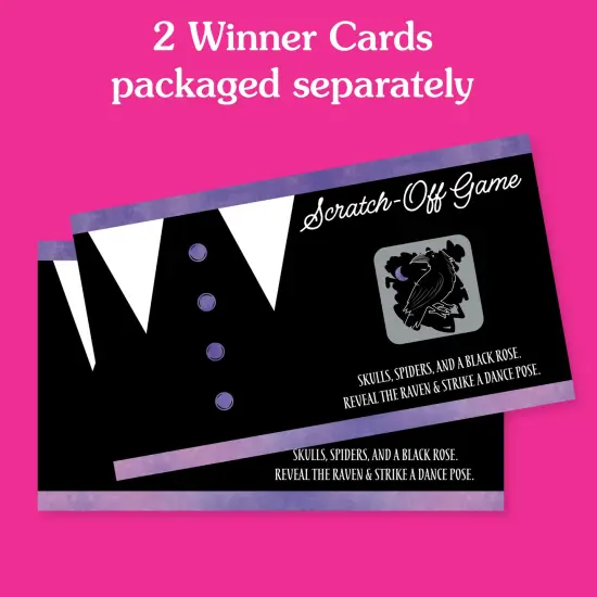 Big Dot of Happiness Goth Girl Party Game Scratch Off Cards, Fun Activity for Kids, Halloween or Gothic Birthday Party Game for Girls - 22 Count {4}