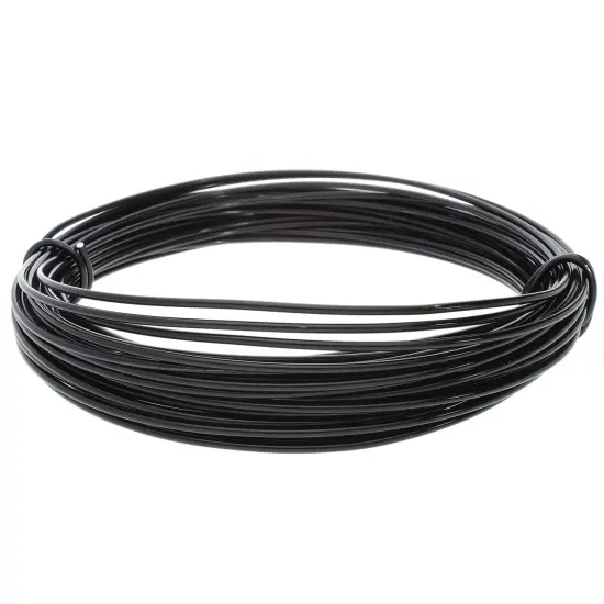 The Beadsmith 12-Gauge Anodized Aluminum Wire for Jewelry Making, Metal Wire for Wrapping Black {2}