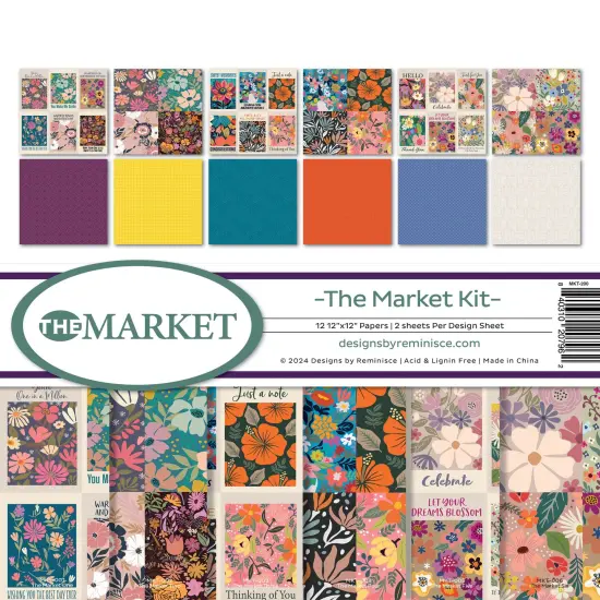 Reminisce Collection Kit 12"X12"-The Market {1}