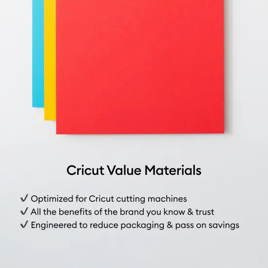 Cricut Value Card Stock, Bright Bows Sampler, 8.5 in x 11 in, 80 Sheets, 80 Count {5}