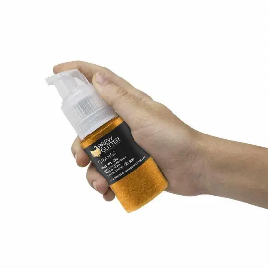 Orange Edible Glitter Spray Pump | Brew Glitter&reg; {4}