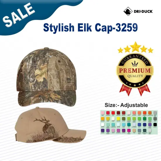 DRI DUCK&reg; Stylish Elk Cap Brown {3}