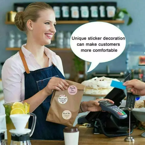 1.5'' Thank You for Supporting My Small Business Stickers 500PCS/Roll 9 Design {2}