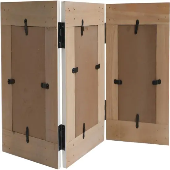 3 Photo Frame Hinged Farmhouse Picture Frames Desk Photo Frame for Home Office {4}