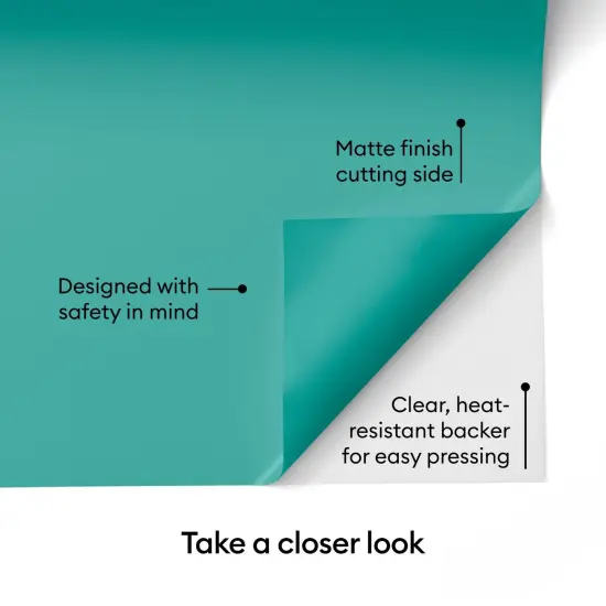 Cricut Value Iron-On Roll- Teal Heat Transfer Vinyl 12 in x 20 ft {2}