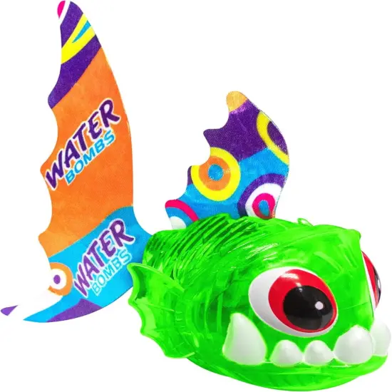 Swimline LED Lighted Piranha Swimming Pool Diving Toy - 6.5" Green {1}