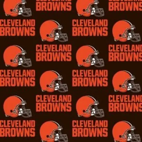 Licensed NFL Cleveland Browns Cotton 6735D Fabric by the Yard {1}
