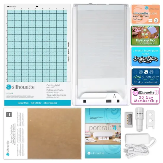 Silhouette Portrait 4 with Electrostatic Grip Mat Attachment {5}