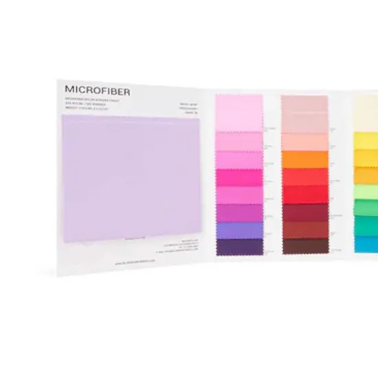 Microfiber Nylon Spandex Color Card {4}