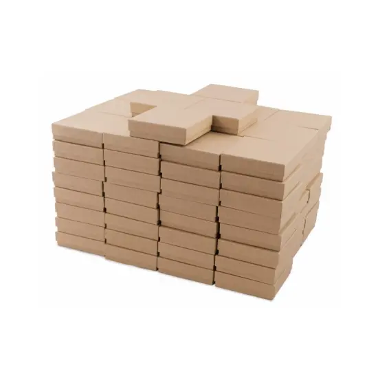 Kraft Cotton Filled Jewelry Box #33 (Case of 100) (Original Version) {2}