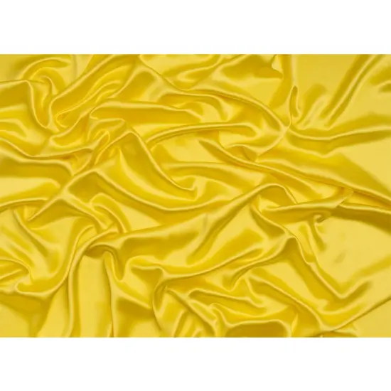 1 Yard Buttercup Yellow Silk Crepe Back Satin Soft Smooth Bright Sewing Fabric for Evening Dresses 44 inch Width {3}