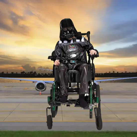 Star Wars Darth Vader Adaptive Kids Costume with Mask and Jumpsuit {1}