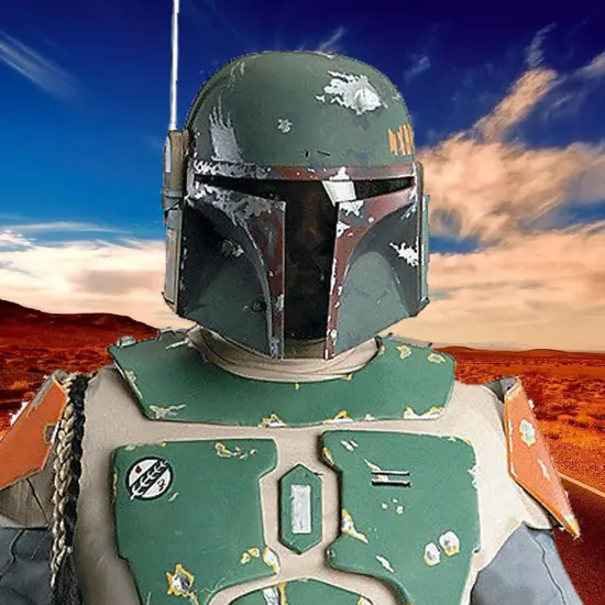 Adult Boba Fett Costume for Men, Star Wars Adult Bounty Hunter Outfit {2}