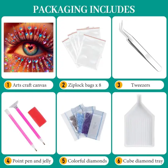 Eyes Diamond Painting Kits for Adults Beginners {5}