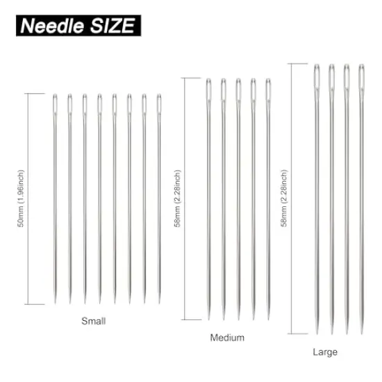 Seam Ripper, Needle Threader and Hand Sewing Needles Set, Big Small Stitching Thread Unpicker, Thread Cutter Remover with Scissor for Sewing Needlework DIY Craft {6}