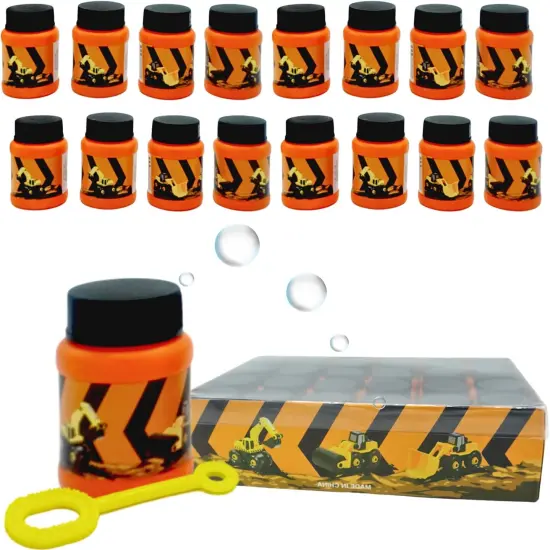 4E&rsquo;s Novelty 24 Pack Mini Bubbles &ndash; Construction Party Favors for Kids, 1 oz Bubbles Party Favors! {2}
