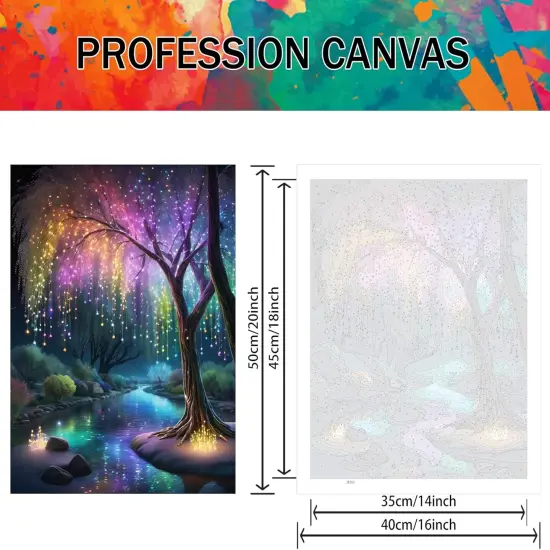 Tree Paint by Number Kits for Adults-Tree of Life Paint by Numbers Kits for Adults,Tree of Life Paint by Number Kits on Canvas Perfect for Gifts Home Wall Decor(16x20inch) {4}