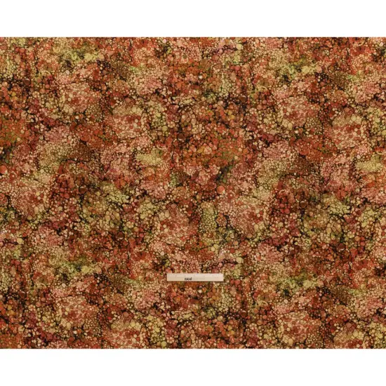 1 Yard Northcott Rust Bubbles Quilting Cotton Autumn Inspired 43 Inches Width {3}