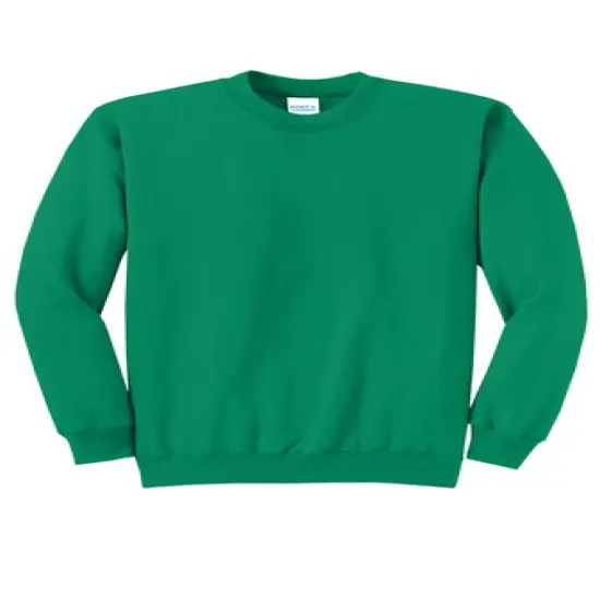 Port & Company&reg; Core Fleece Crewneck Long Sleeve Sweatshirt Kelly {1}