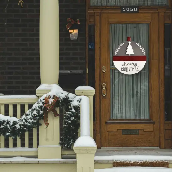 Merry Christmas Door Hanger {5}