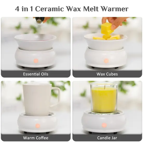 Wax Melt Warmer Burner Electric Scented Candle Wax Warmer, 4-in-1 Scented Wax Fragrance Melter for Home Office Bedroom Living Room Decor {5}