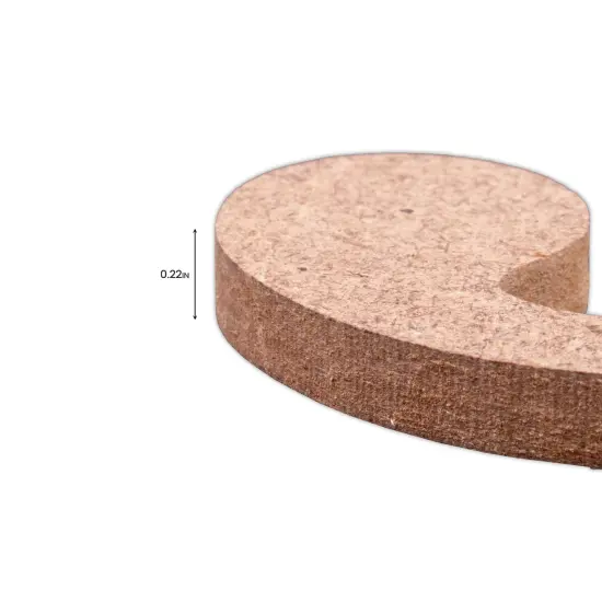 Little Birdie MDF Alphabets Upper Case 4" 1/Pkg-J {5}