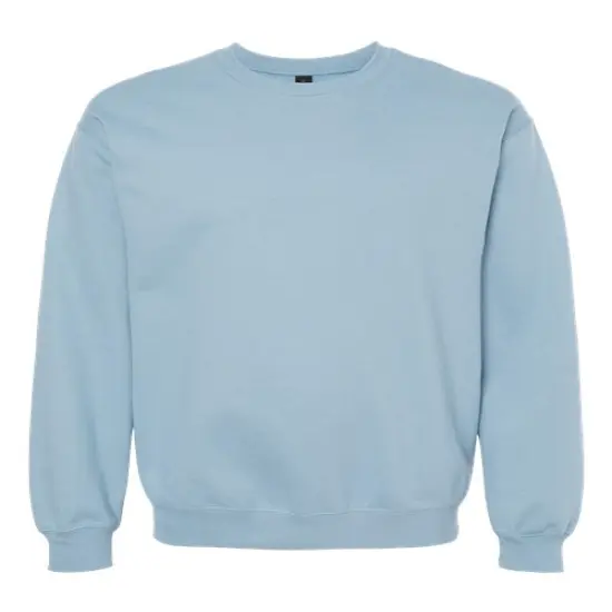 Gildan&reg; Midweight Crewneck Long Sleeve Sweatshirt Stone Blue {1}