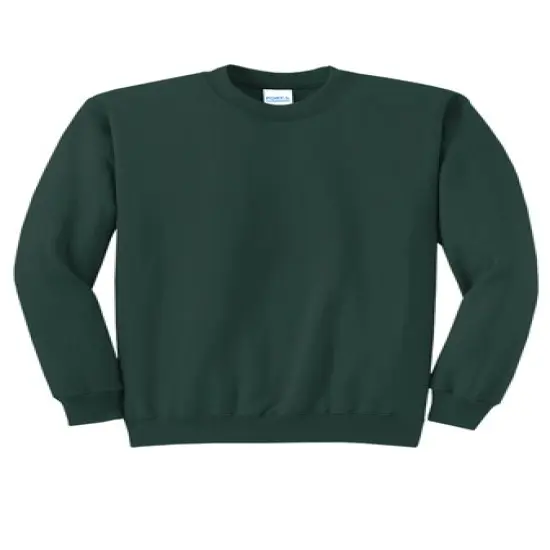 Port & Company&reg; Core Fleece Crewneck Sweatshirt Dark Green&nbsp; {1}