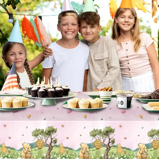 Classic Bear Disposable Thickened Plastic Table Cover {4}