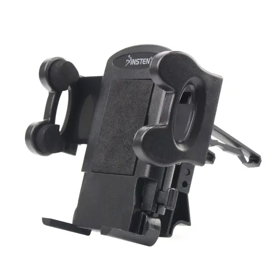 Air Vent Car Mount Cell Phone Holder by Insten (Width to 4.3") for Smartphone Cellphone GPS Universal for Samsung Galaxy S9 S9+ S8 Plus S7 S6 Sony Xperia XZ2 XZ Premium Huawei Ascend XT2 XT Sensa lte Black {1}