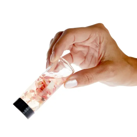 30 Pack Clear Liquid 1 oz Glass Bottles with Caps for Cosmetics, Makeup, Sample Liquid Storage (30 ml) {5}