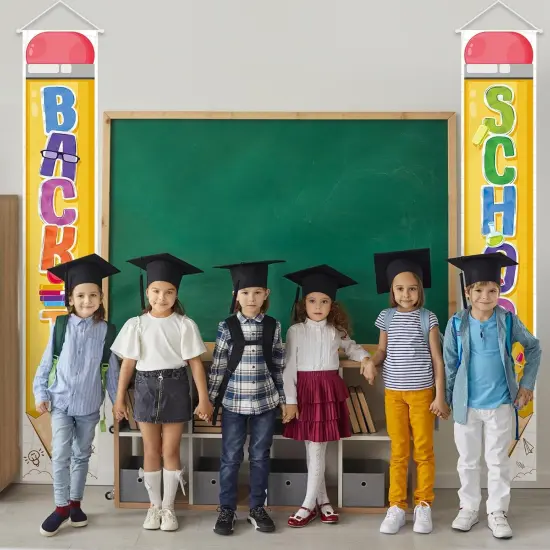 Welcome Back To School Porch Sign {4}