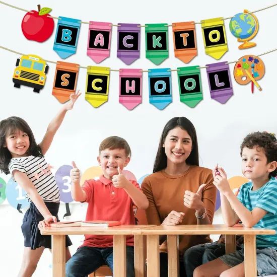 Back to School Banners for Classroom Decorations(Multicolor) {2}