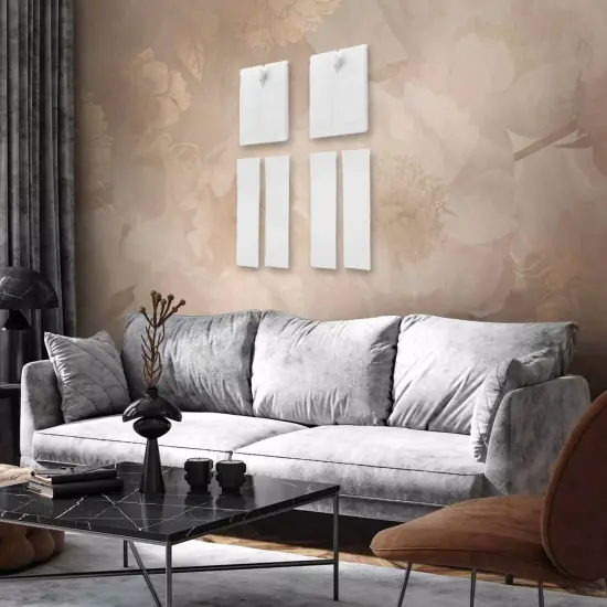 White Adhesive Hook for Frames &ndash; No-Drill Wall Hanging Solution {2}