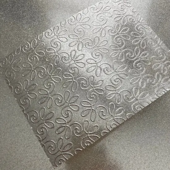 GLITTER SILVER Mirror Foil Cardstock - 12x12 Cardstock - Encore {3}