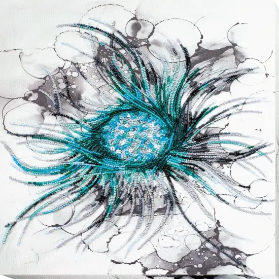 Bead Embroidery Kit - Aquamarine {1}