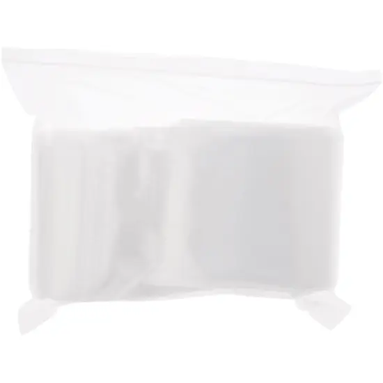 Plymor 4" x 20" (Pack of 100), 4 Mil Heavy Duty Zipper Reclosable Plastic Bags {4}