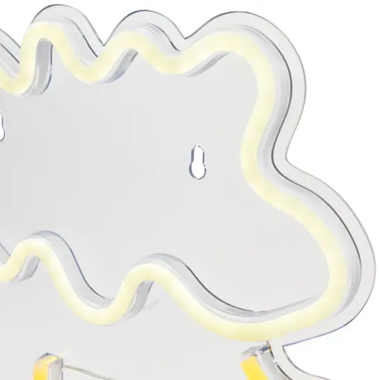 Northlight LED Beer Mug Neon Lighted Wall Art - 13" Yellow {7}