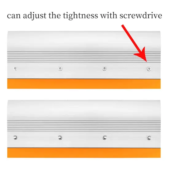Worown 13.7 Inch Aluminum Handle Screen Printing Squeegee, 75 Durometer Ink Scraper {5}