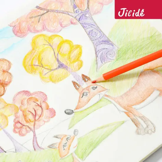 Colored Pencils Set for Adults and Kids Drawing Pencils for Sketch Arts with Eraser Sharpener Canvas Carry Pouch (48-Color) {6}