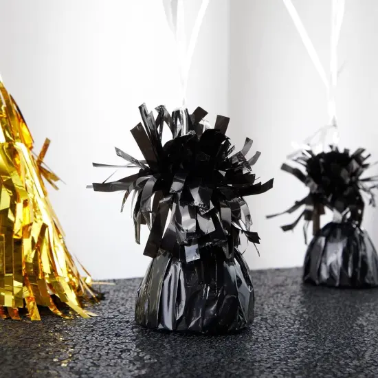 Pack of 15 Black Balloon Weights for Balloons (6 oz, 4.5 In) for Table Centerpieces and Birthday Party Decorations {3}