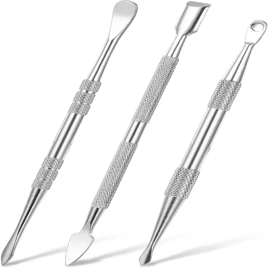 Wax Carving Tools Set, Stainless Steel Clay Sculpting Tools Double-Ended Pottery Carving Tools Wax Modeling Tools Dental Carvers Tools Wax Accessories Modeling Sculpting and Shaping(3 Styles) {1}