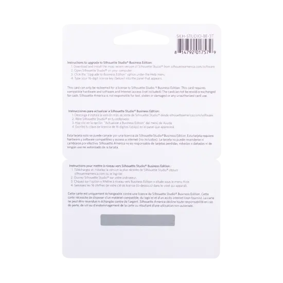 Silhouette Studio Software, License Cards {2}