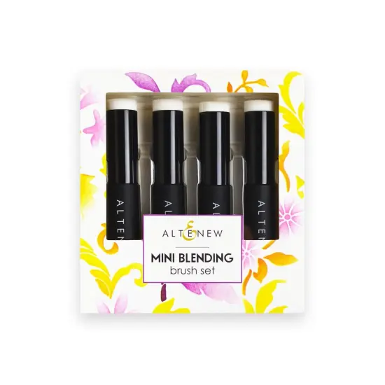 Mini Blending Brush Set (Flat Bristles) {5}