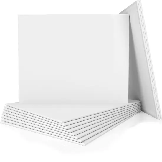 Canvases for Painting 8x10 Inch, Canvas Bulk Pack of 12, 8 oz Primed Canvas Panel, Blank Canvas for Painting, Canvas Boards for Painting Acrylic and Oil, Art Supplies for Adults and Teens. {2}
